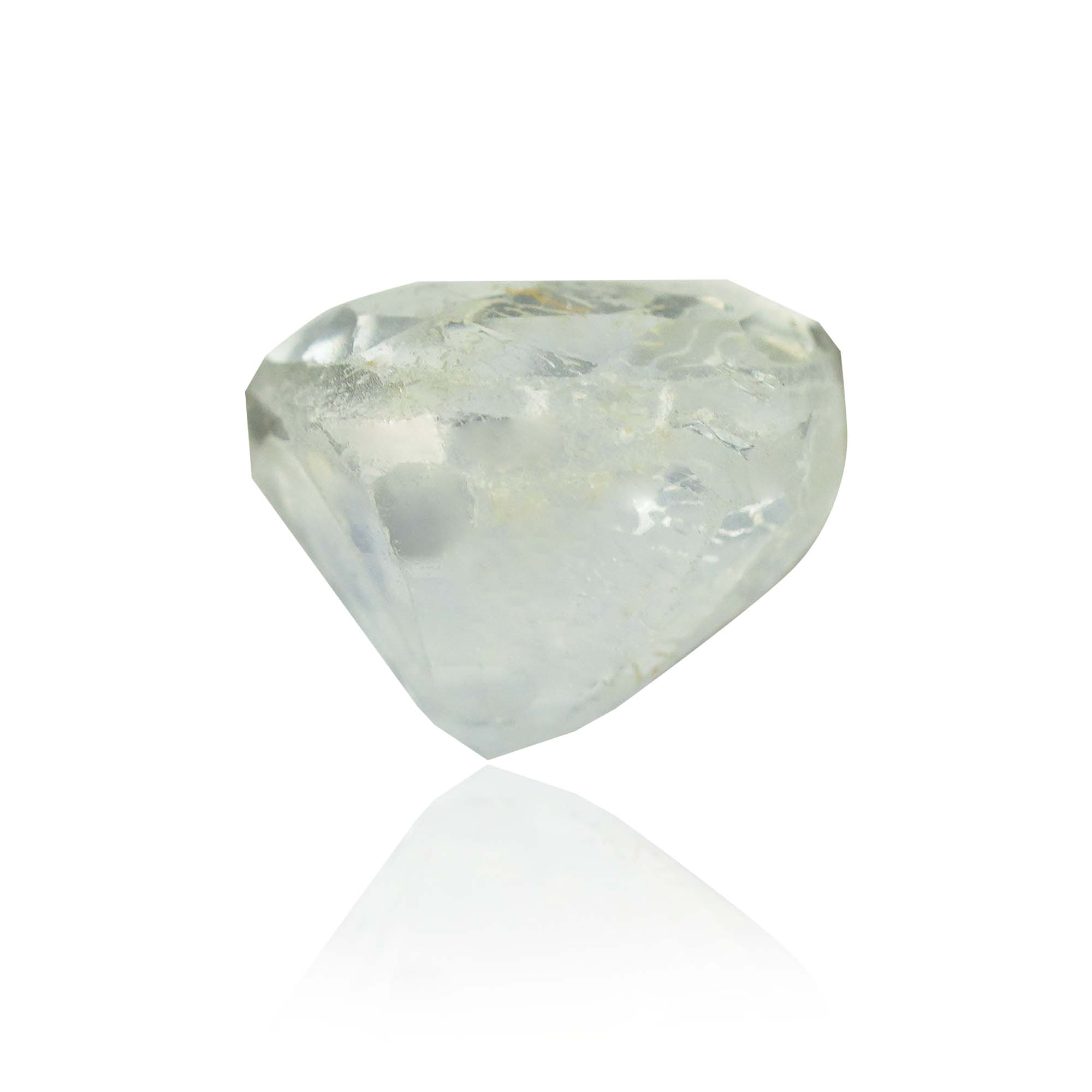 Natural Unheated White Sapphire 2.72 Ct, Cushion, Ceylon – IGTL Certified – front view thumbnail